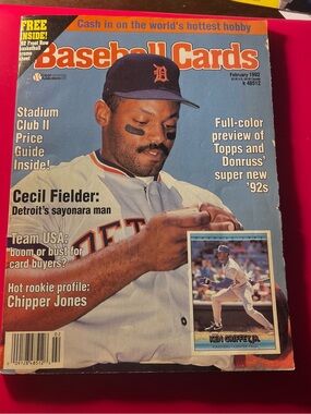 Baseball Cards Magazine February 1991 Kirby Puckett Paul Molitor Collector Cards